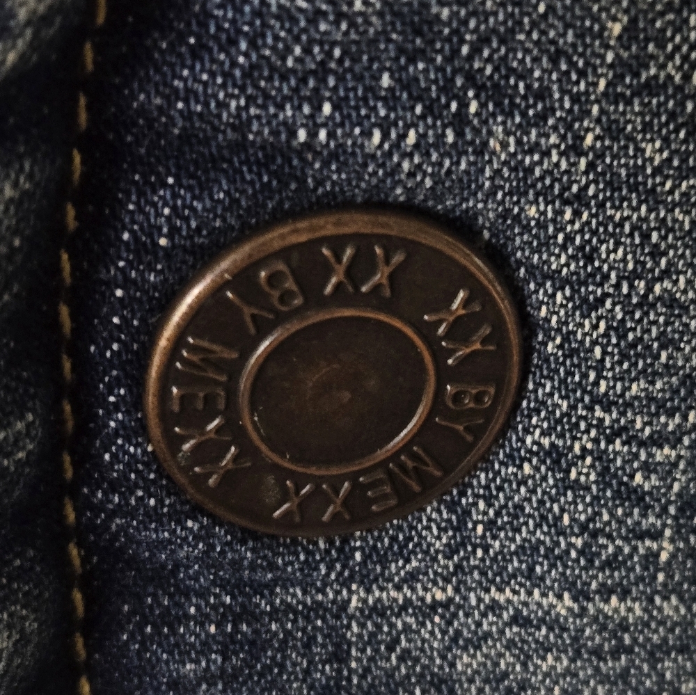 Vintage Y2K Miss Sixty‎ Jean Blue Denim Fitted Jacket Size Medium - Picture 16 of 16